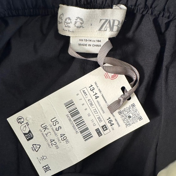 Zara x Sea New York Lace Trim Shorts NWT 13-14 Girls Womens XS - Picture 5 of 10